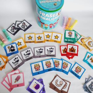 Frases embaralhadas na lata