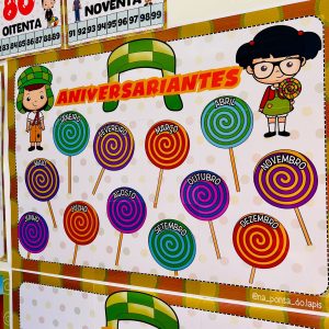Kit sala- Turma do Chaves