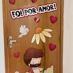 Painel de porta- Páscoa Cristã