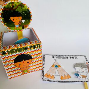 Caixa de história "O menino Poti"