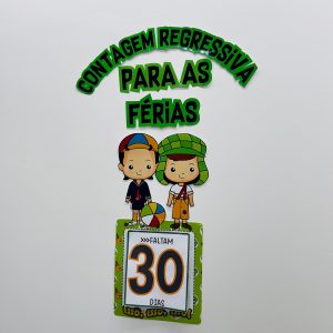Contagem regressiva para as férias- Chaves