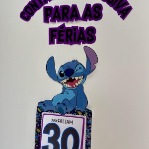 Contagem regressiva férias- Stitch
