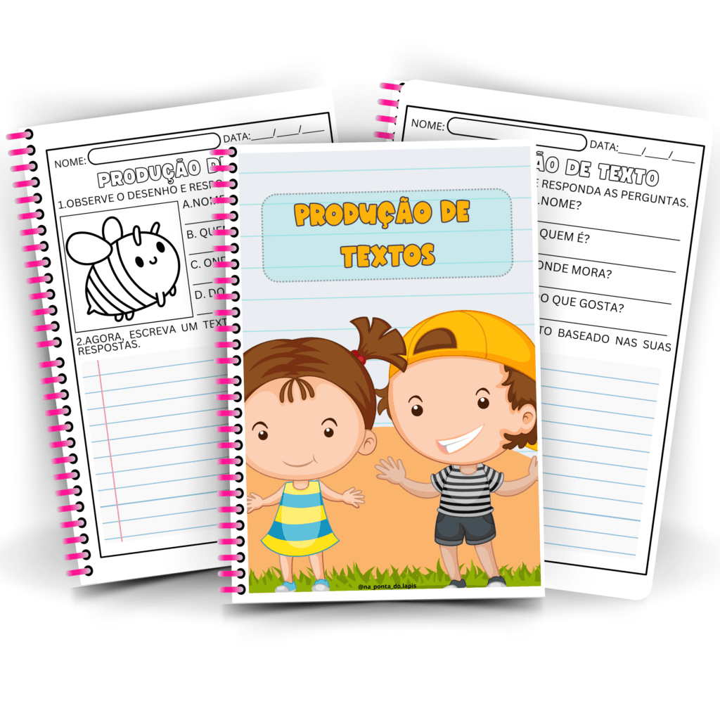 Caderno Produção de texto – Na ponta do lápis