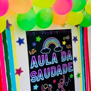 Kit aula da saudade- Neon