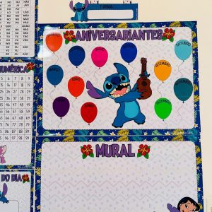 Kit sala de aula- Tema Stitch