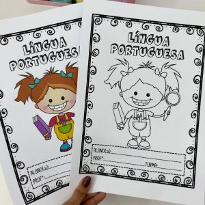 Kit organização cadernos, agenda e sala- Crianças