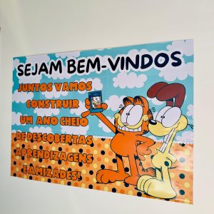 Painel Bem-vindos- Garfield