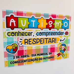 Painel e lembrancinha- Autismo