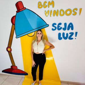 Painel para foto- Seja luz