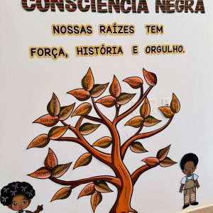 Painel árvore- Consciência Negra