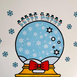 Painel para foto- Globo de Natal