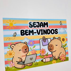 Painel Bem-vindos- Capivara