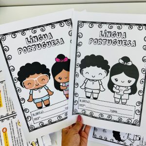 Kit organização de cadernos e agenda- Cute