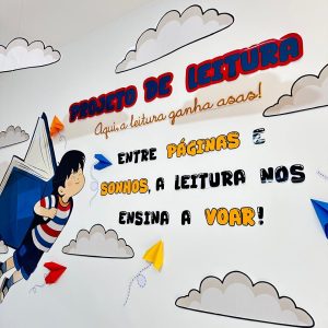 Painel Projeto/ Cantinho da leitura