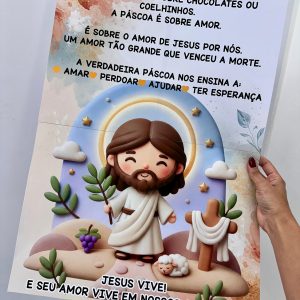 Livro gigante Páscoa- Uma história de amor