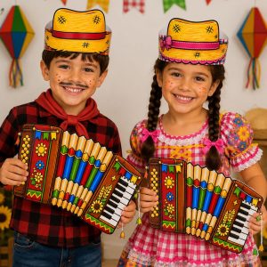 Kit apresentação festa junina- Sanfona