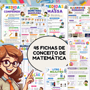 Folhinhas de conceito- Matemática