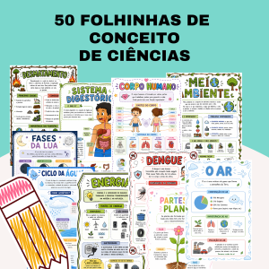 Folhinhas de conceito- Ciências