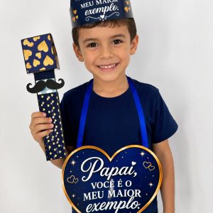 Kit apresentação dia dos pais- coração